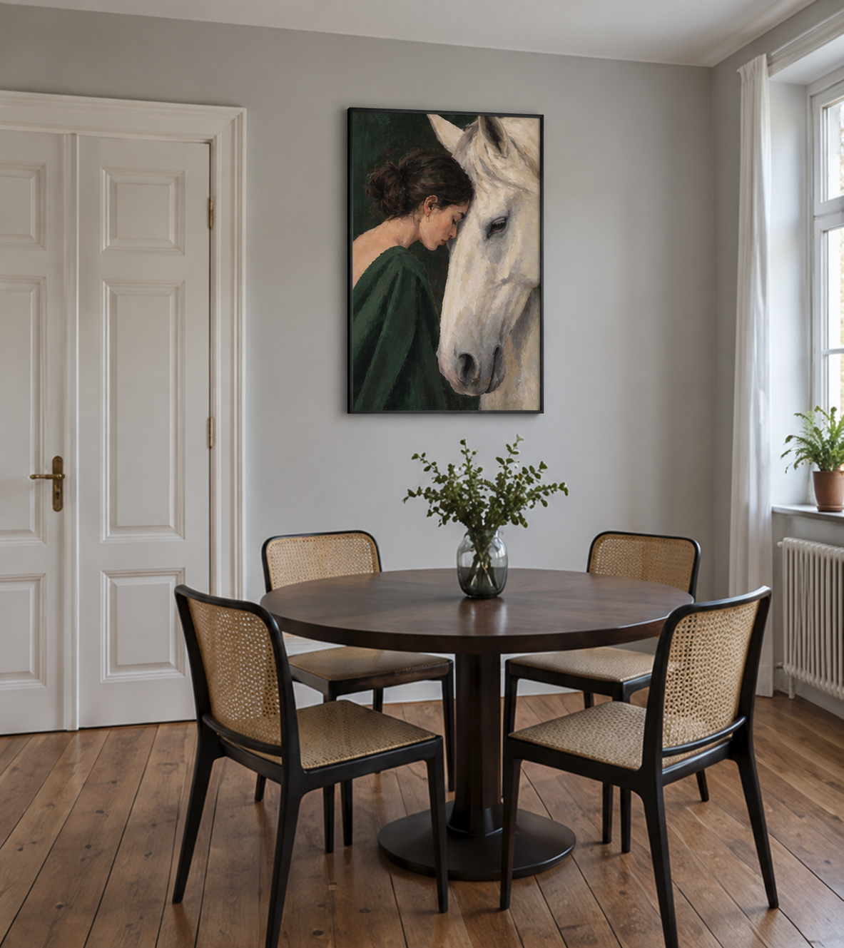 Handgemaltes Gemälde 'Stille Verbundenheit' 90x120cm