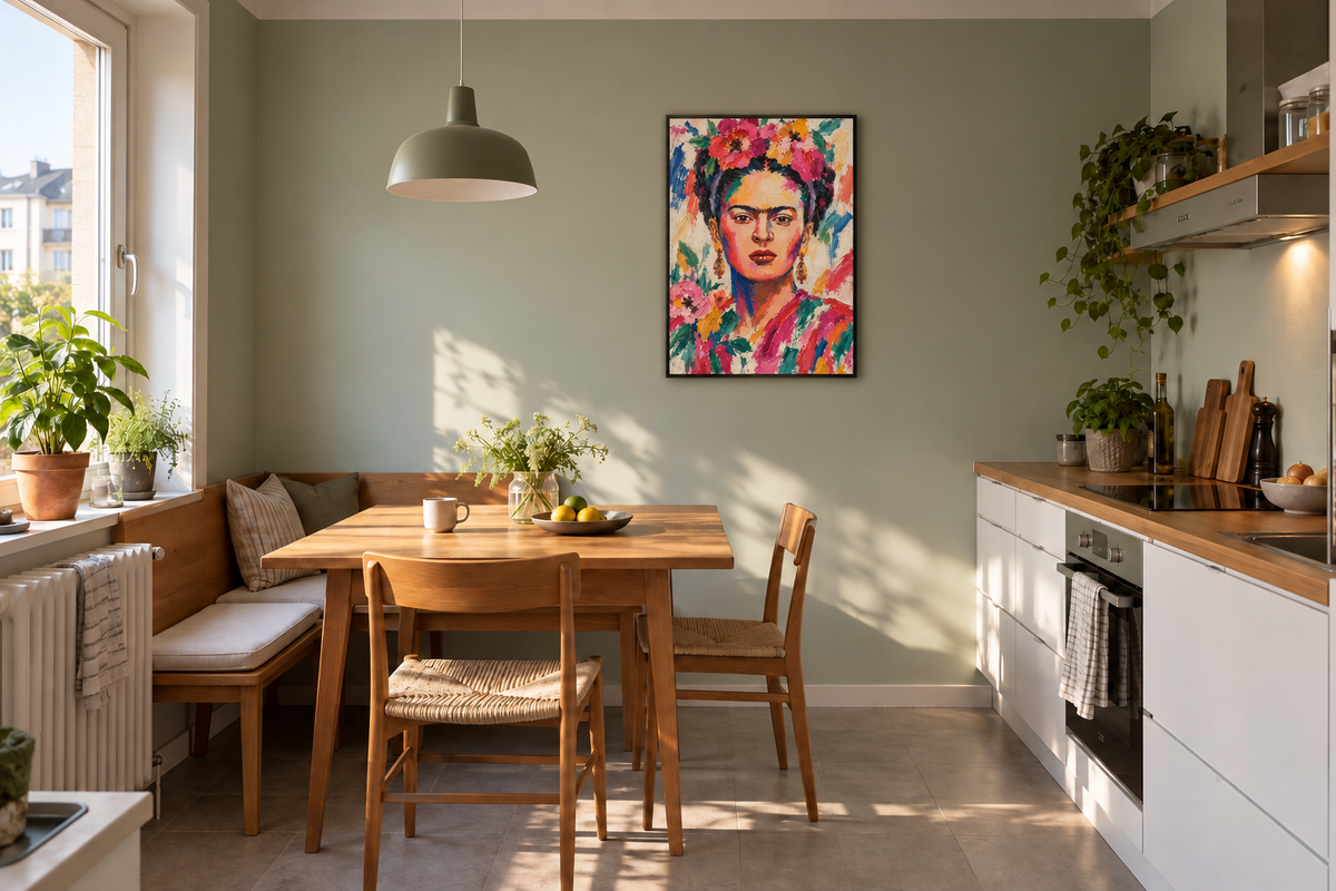 Handgemaltes Gemälde „Blütenzauber“ 90x120cm