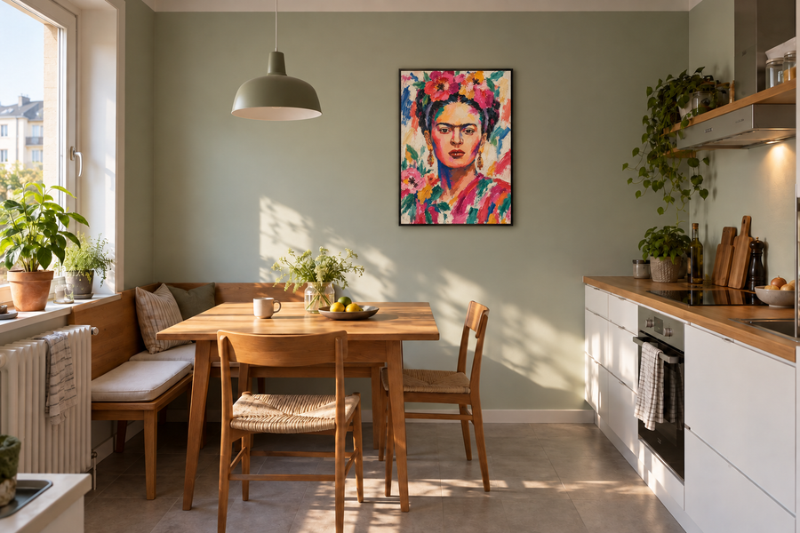 Handgemaltes Gemälde „Blütenzauber“ 90x120cm