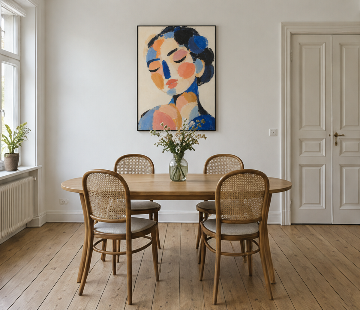 Handgemaltes Gemälde 'Stille Balance' 90x120cm