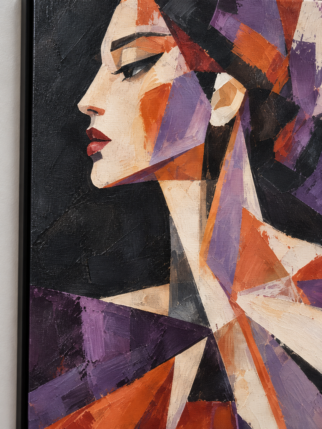 Handgemaltes Gemälde 'Facetten einer Frau' 90x120cm