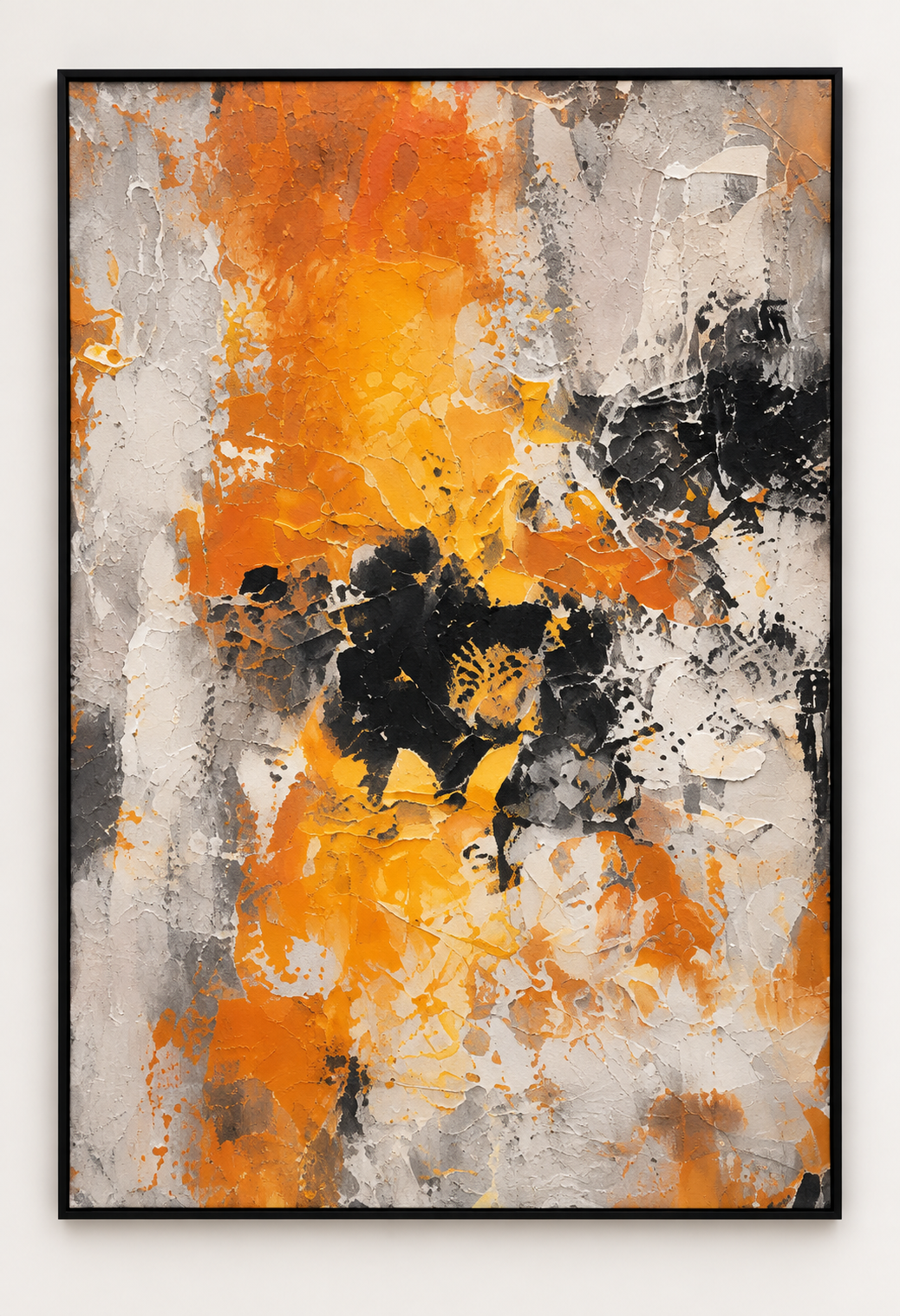 Handgemaltes Gemälde „Goldener Aufbruch“ 90x120cm