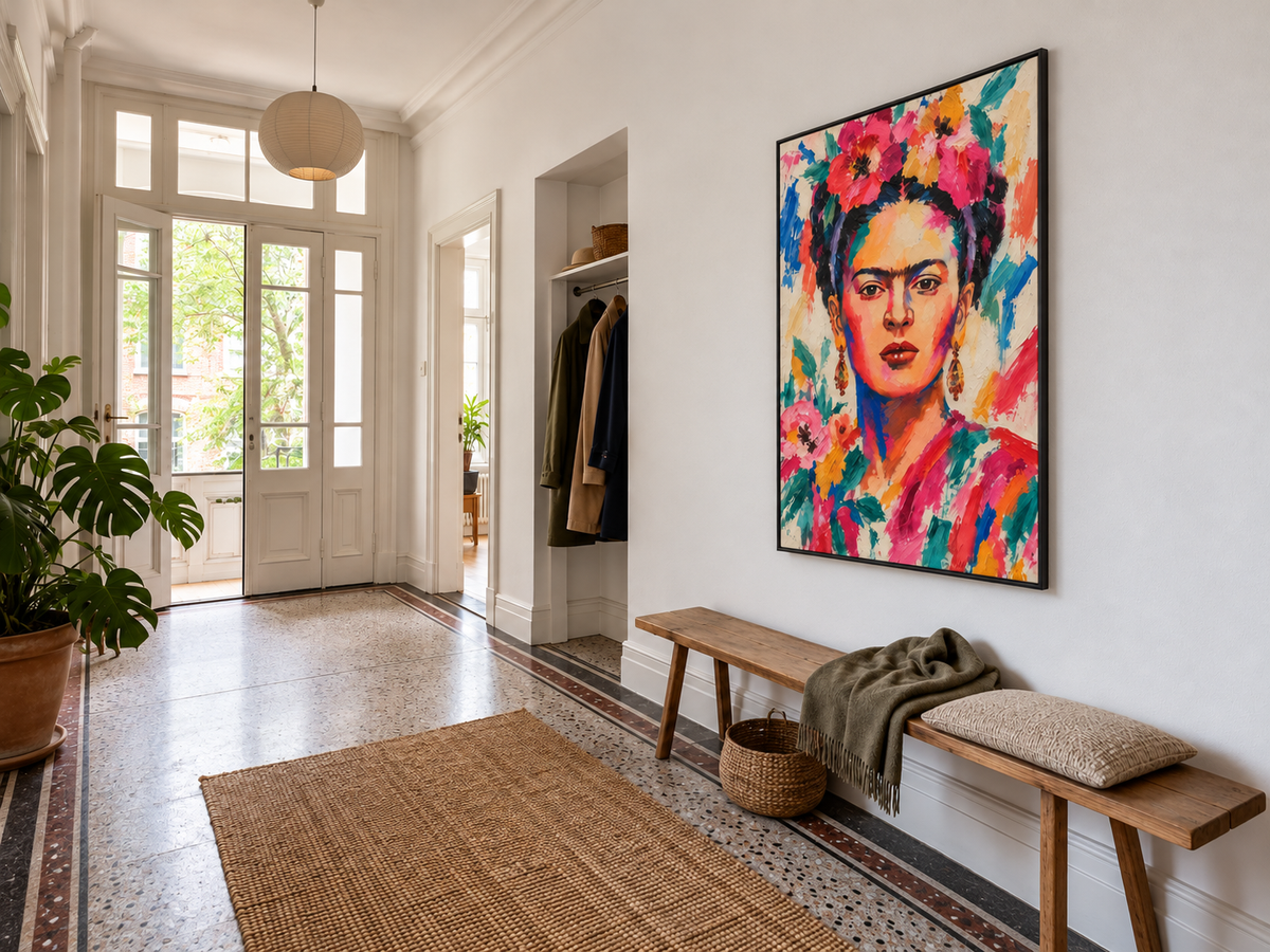 Handgemaltes Gemälde „Blütenzauber“ 90x120cm