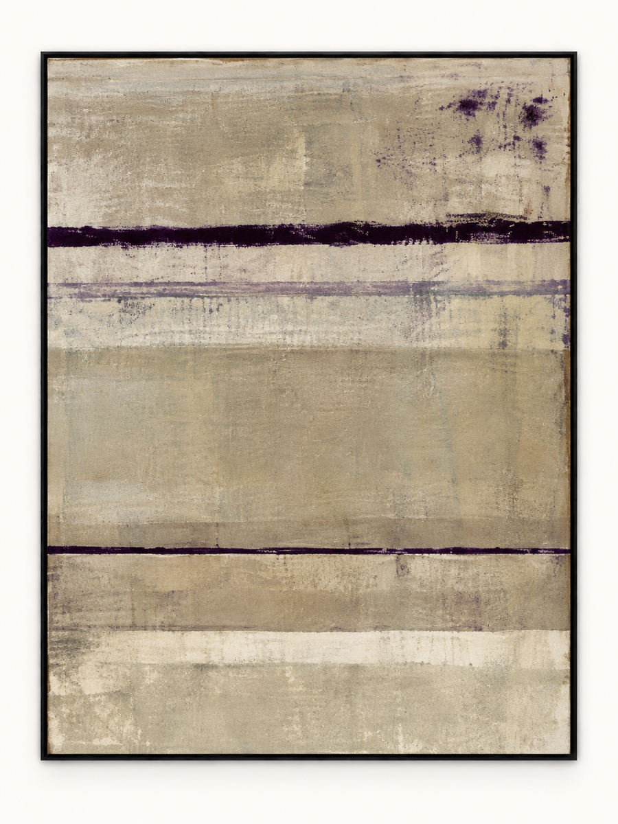 Handgemaltes Gemälde „Stille Linien“ 120x160cm