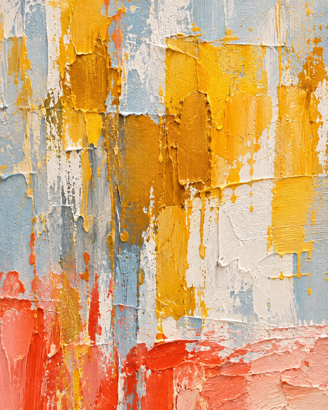 Handgemaltes Gemälde „Sommersonne“ 90x120cm