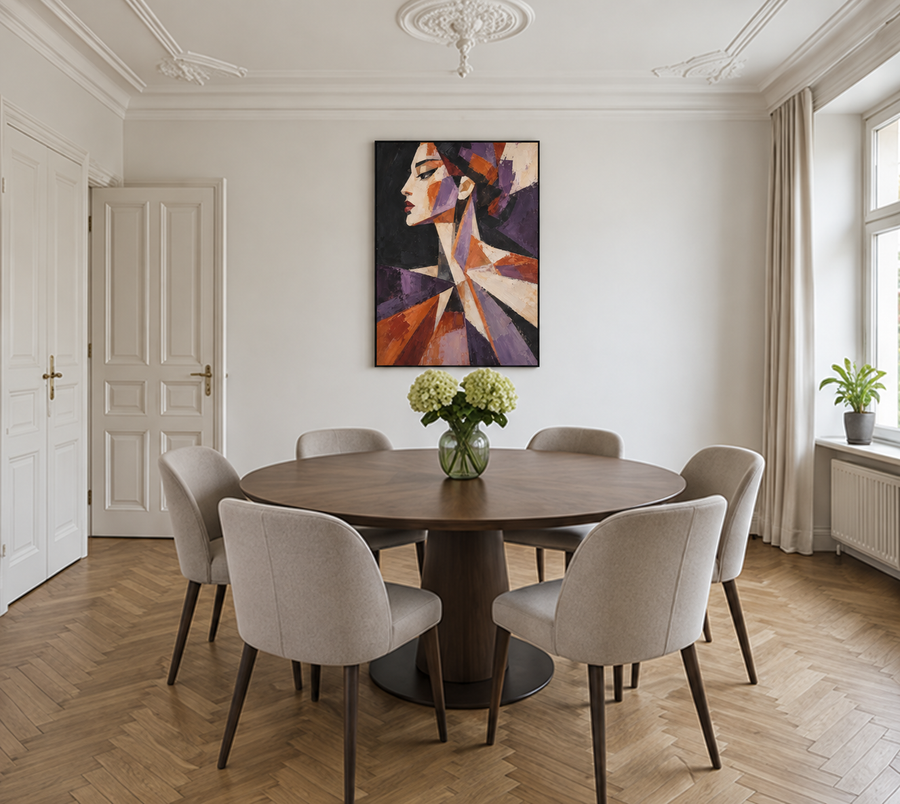 Handgemaltes Gemälde 'Facetten einer Frau' 90x120cm