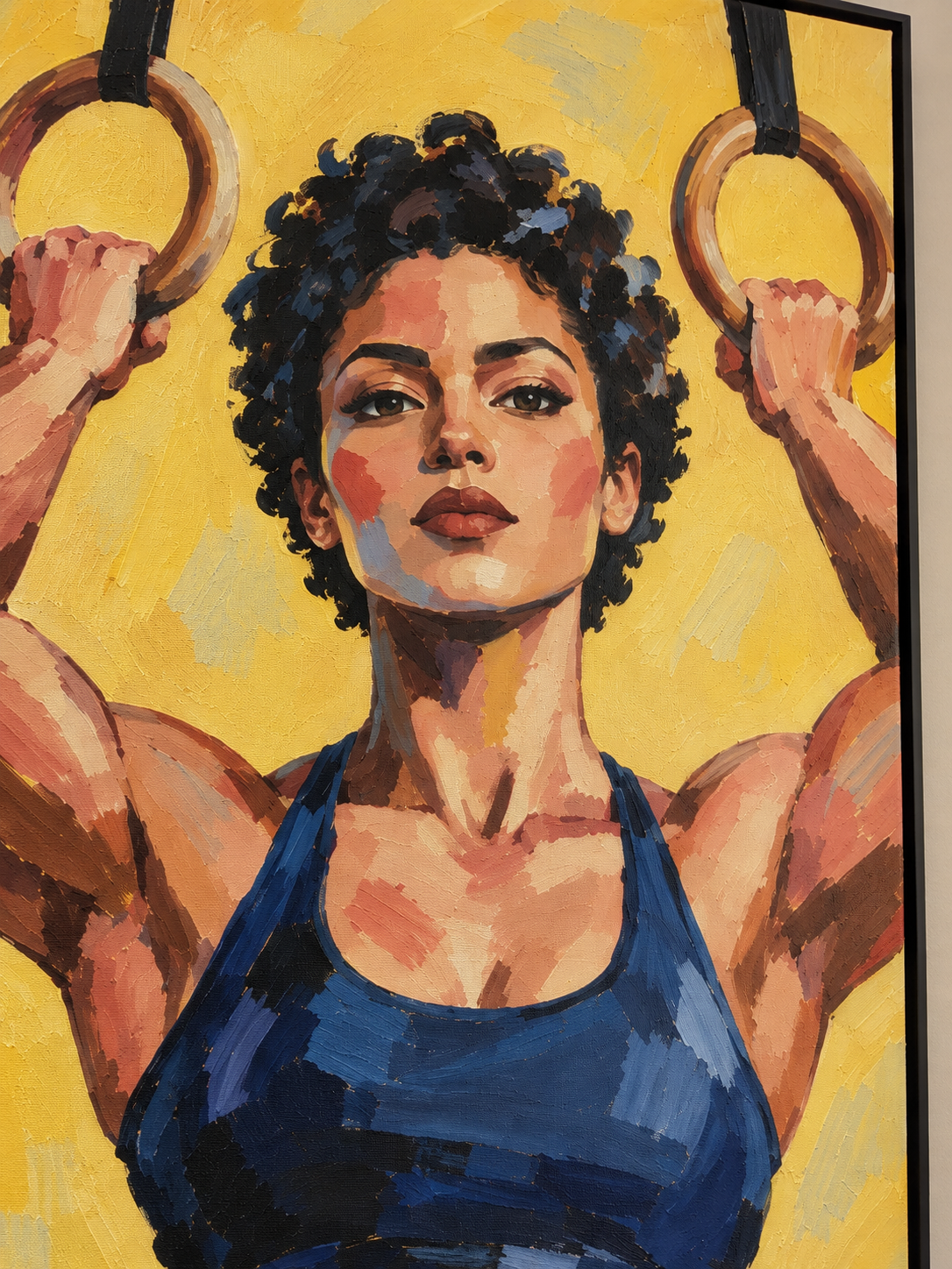 Handgemaltes Gemälde 'Die Schwebende' 90x120cm