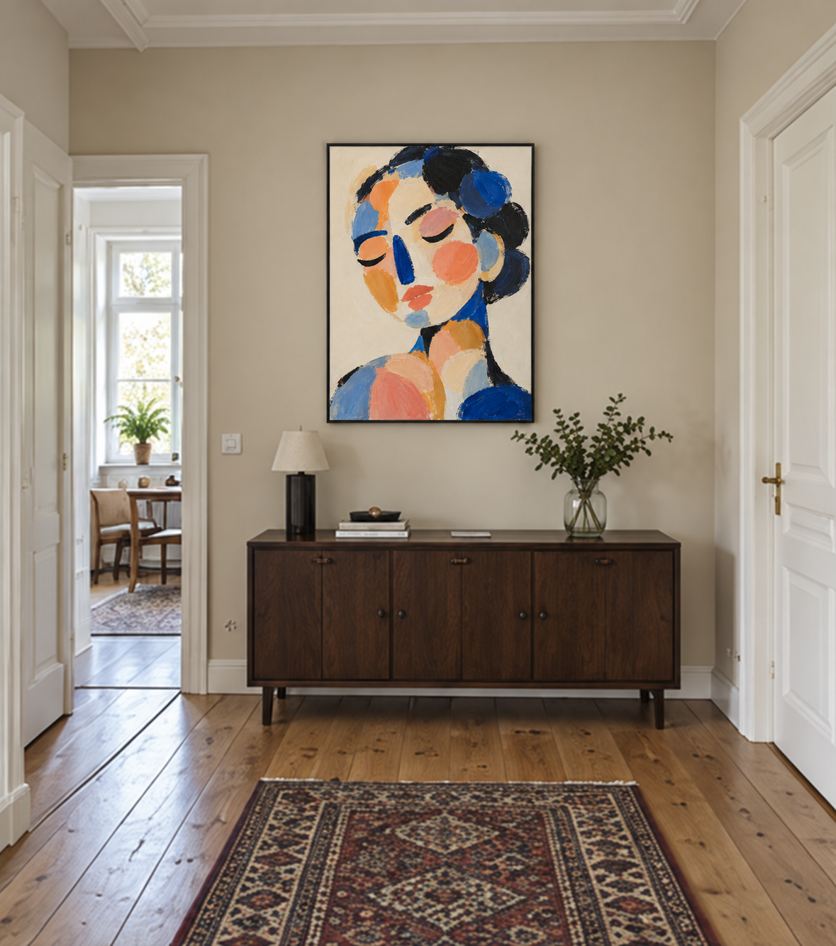 Handgemaltes Gemälde 'Stille Balance' 90x120cm