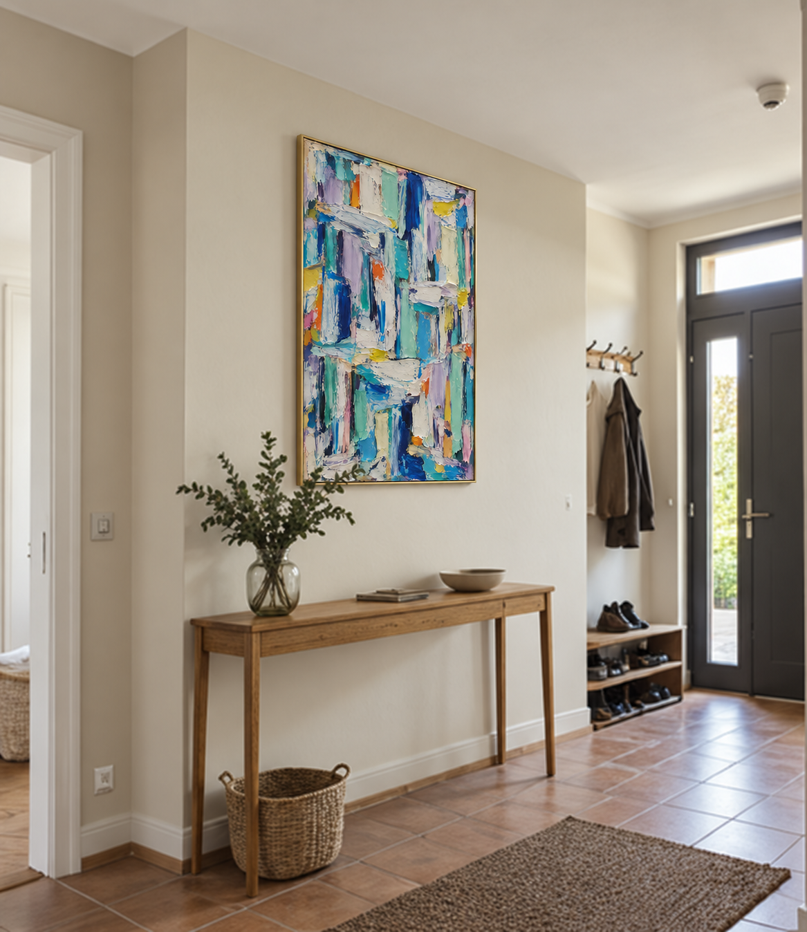 Handgemaltes Gemälde 'colors' 90x120cm